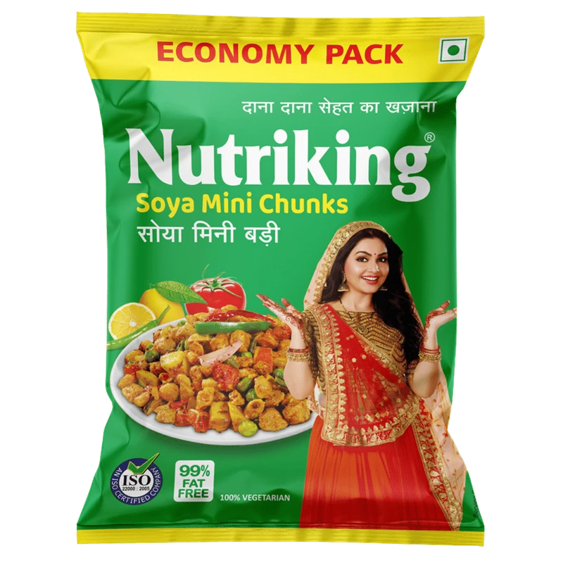 Nutriking Mini Soya Chunks-1kg