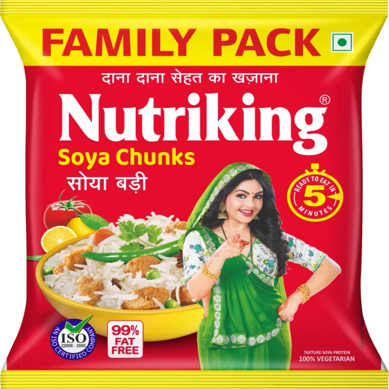 Nutriking Soya Chunks-500g